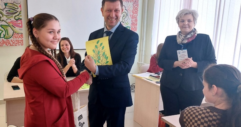 В рамках XVIII Международного книжного форума «Русский Zапад» для псковских школьников прошла литературная дегустация  