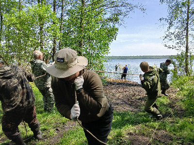 Выловы водных биологических ресурсов в научных целях на водоемах национального парка